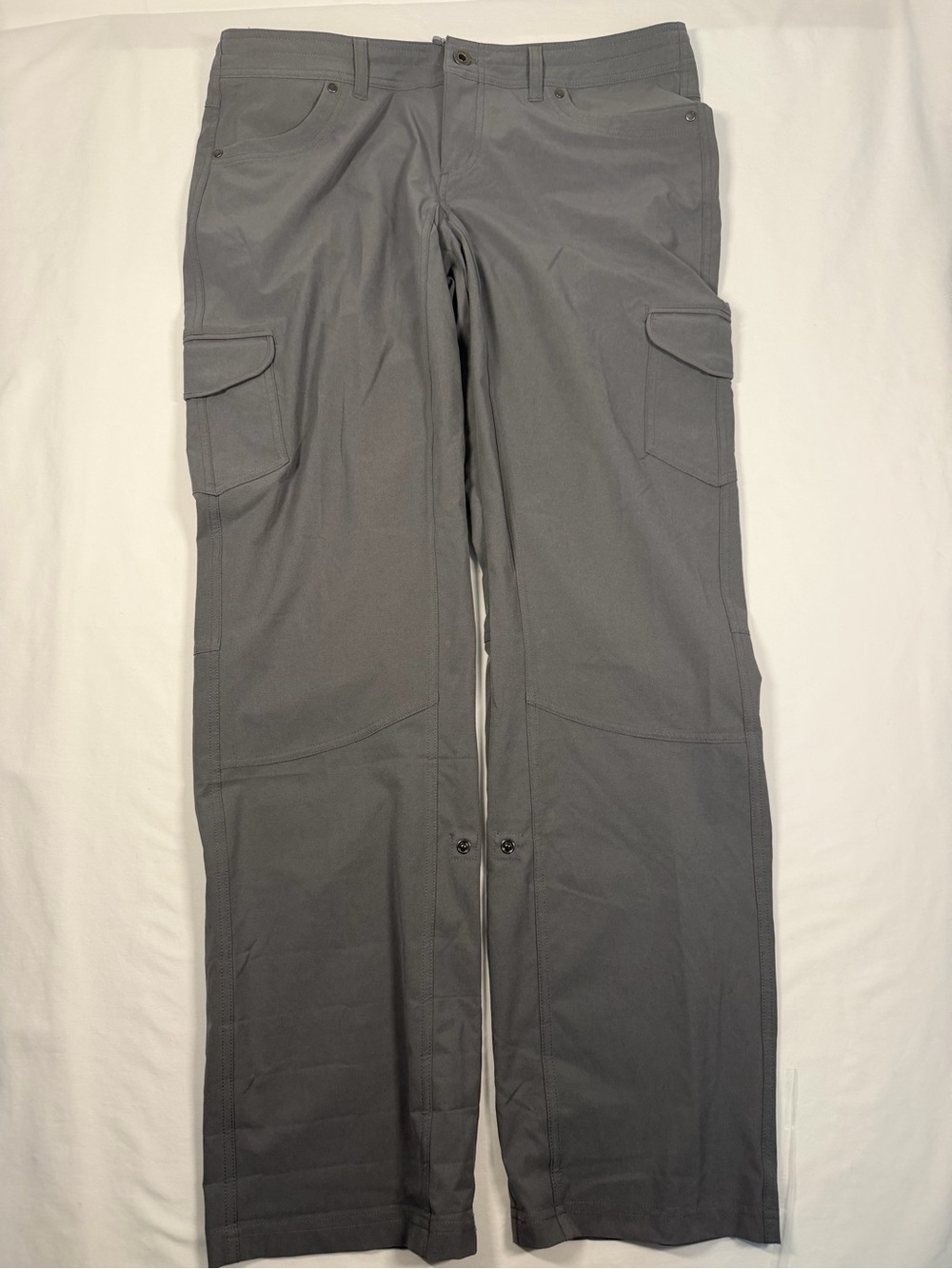 Kuhl Womans 14 Reg Adjustble  Gray Cargo Pants – Tactical Pocket Perf Wear
